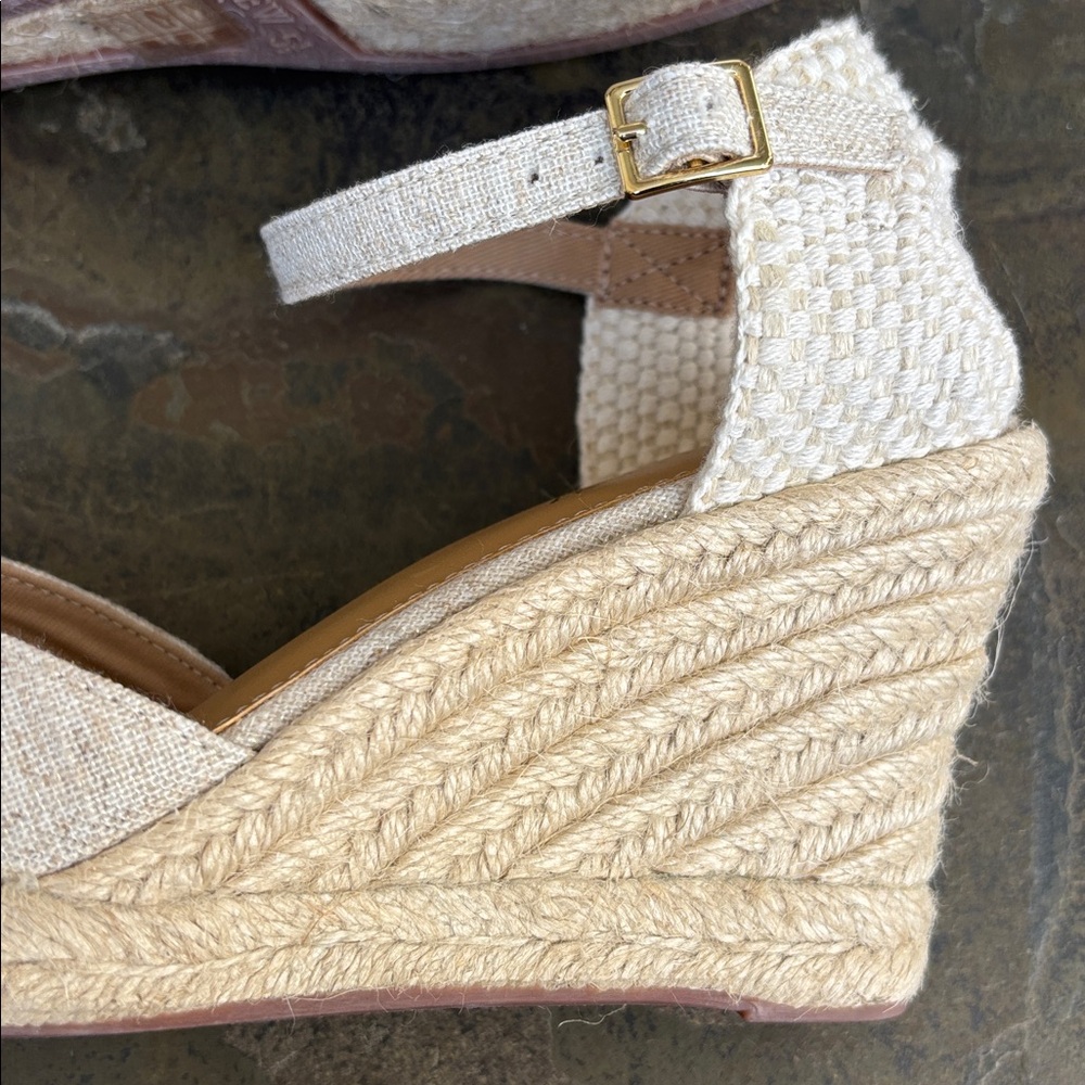 J. Crew Factory Ankle-Strap Espadrille Wedge - Picture 9 of 11